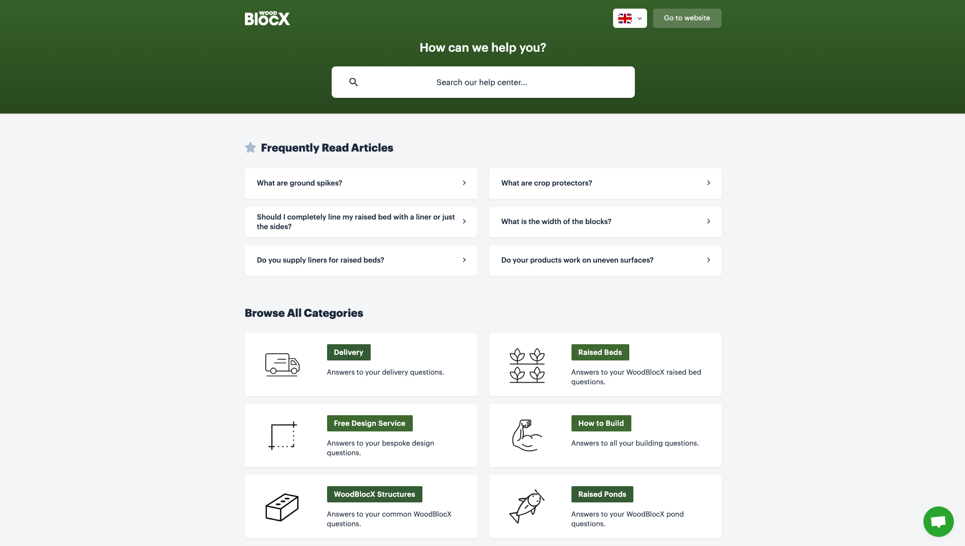 WoodBlocX ejemplo de base de conocimientos